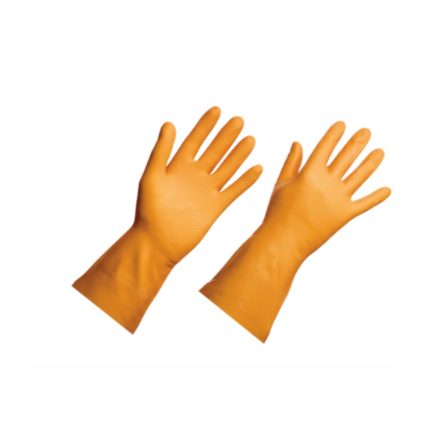 Luva Látex Forrada Plus Laranja Tamanho M - Bettanin (13000LR/4M) 10599