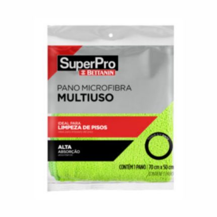 Pano Microfibra Multiuso Bettanin verde 50x70 SP9329VD 11616
