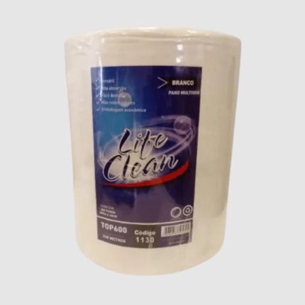 Pano Multiuso Life Clean Branco 28x40cmx240m (600 PANOS) 1130 12351